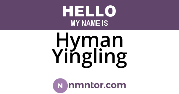 Hyman Yingling