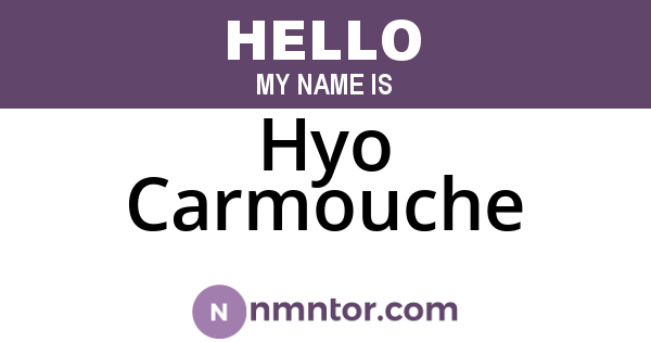 Hyo Carmouche