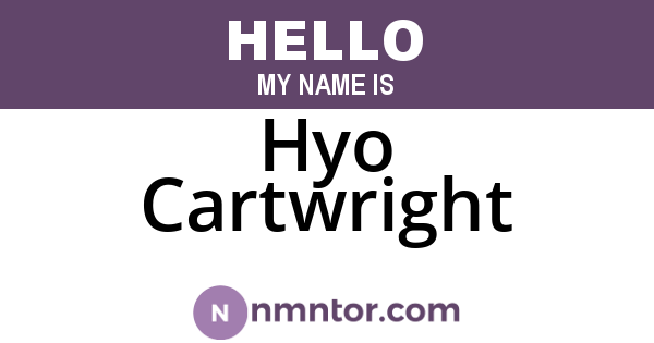 Hyo Cartwright