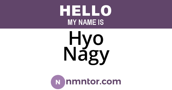 Hyo Nagy