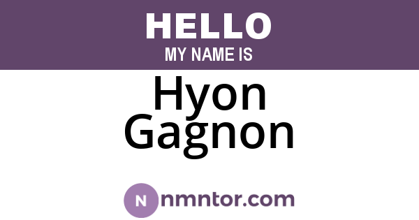 Hyon Gagnon