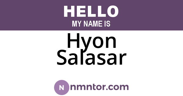 Hyon Salasar