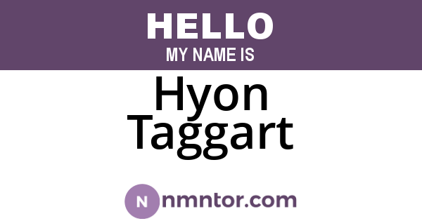 Hyon Taggart