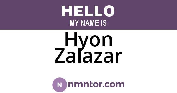 Hyon Zalazar