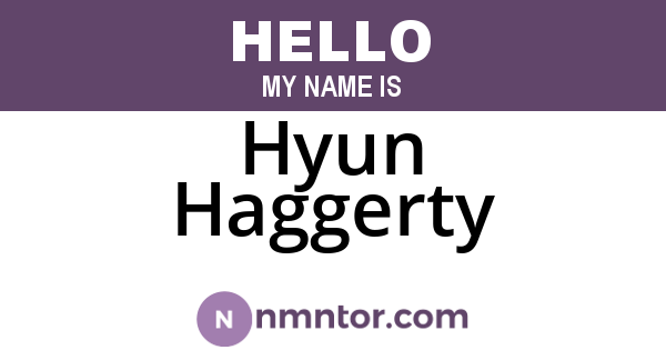Hyun Haggerty