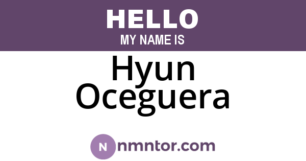 Hyun Oceguera