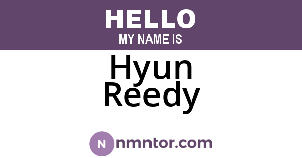 Hyun Reedy