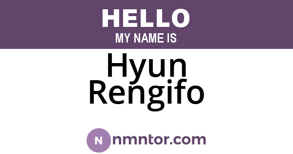 Hyun Rengifo