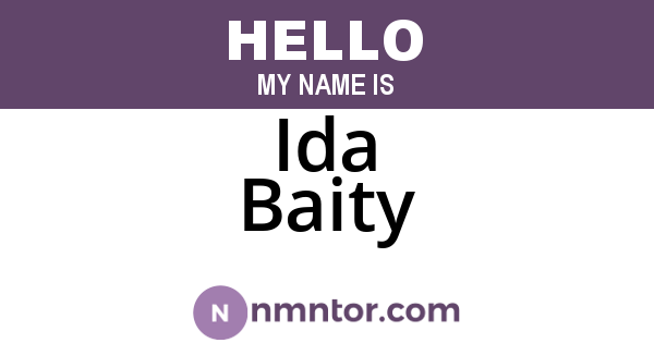 Ida Baity