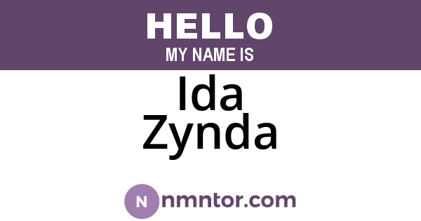 Ida Zynda