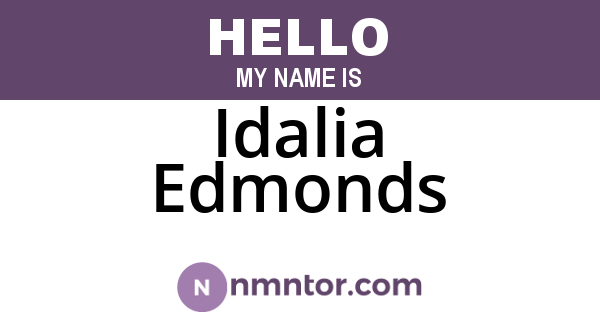 Idalia Edmonds