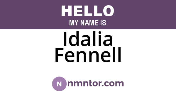 Idalia Fennell