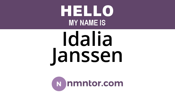 Idalia Janssen