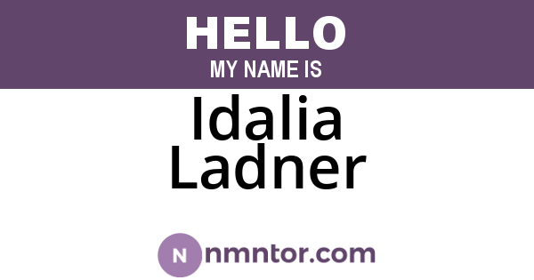 Idalia Ladner