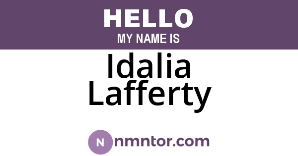Idalia Lafferty