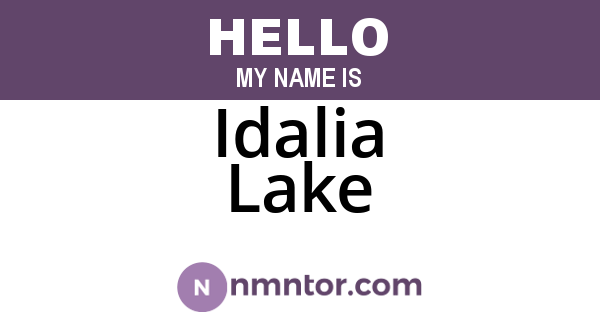 Idalia Lake