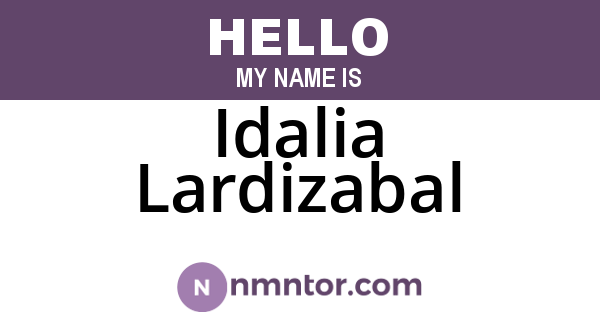 Idalia Lardizabal