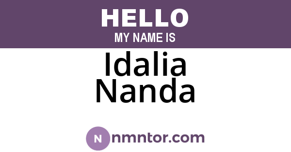 Idalia Nanda