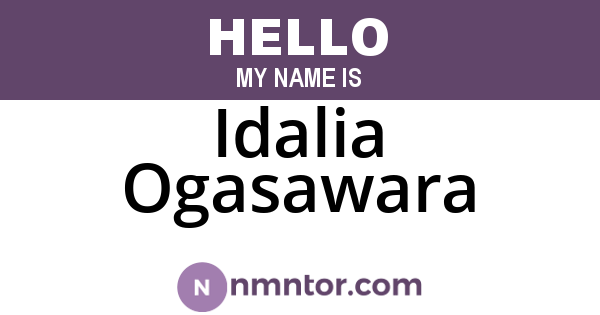 Idalia Ogasawara