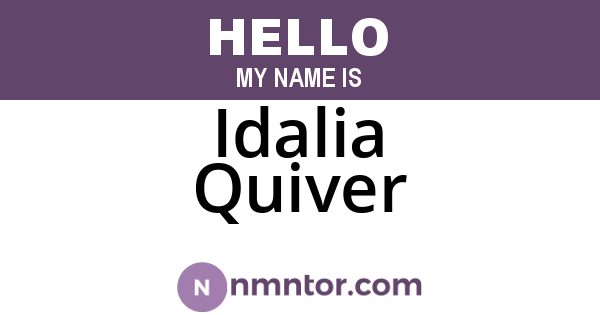 Idalia Quiver