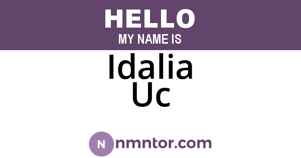 Idalia Uc