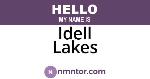Idell Lakes