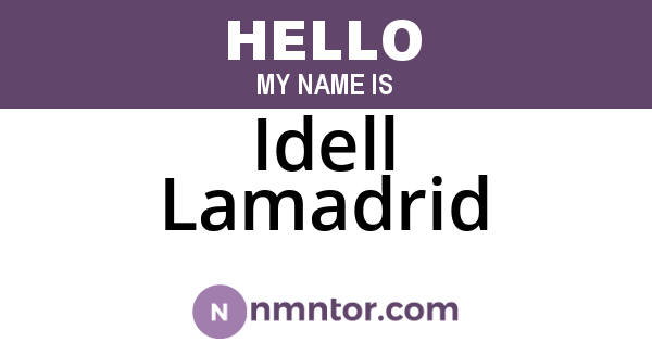 Idell Lamadrid