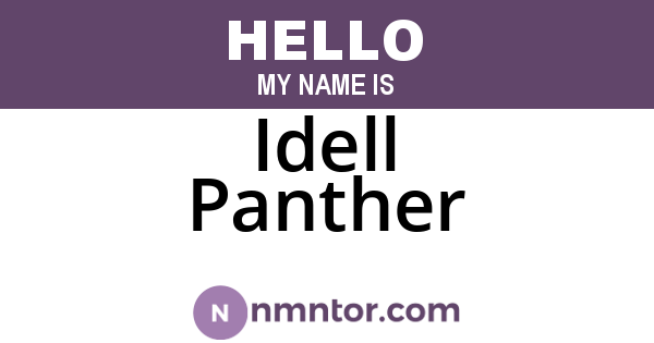 Idell Panther