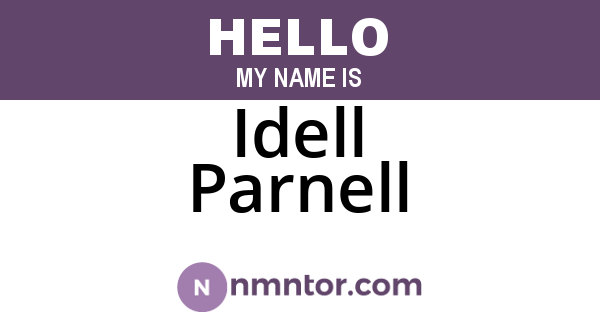 Idell Parnell