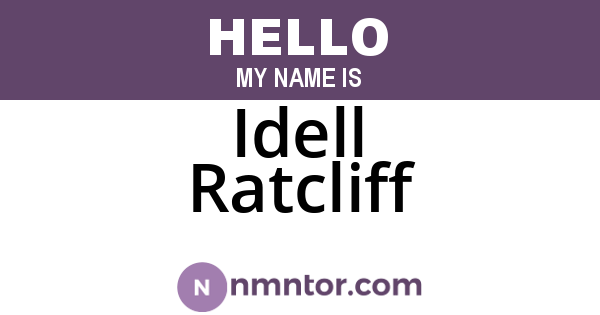 Idell Ratcliff