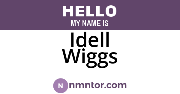 Idell Wiggs