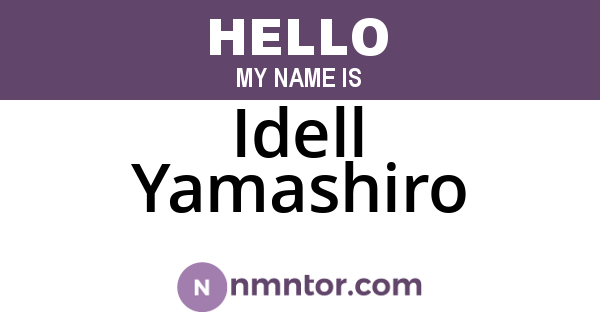 Idell Yamashiro