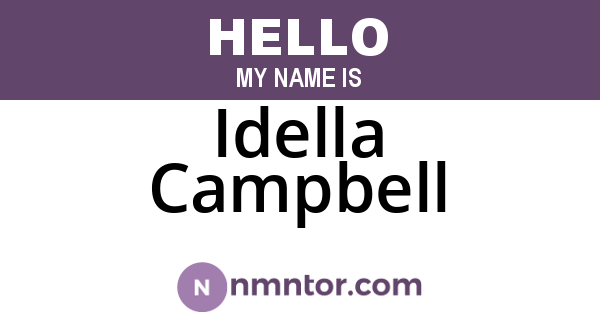 Idella Campbell