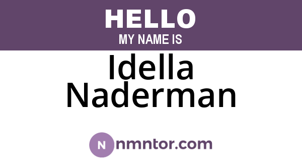 Idella Naderman