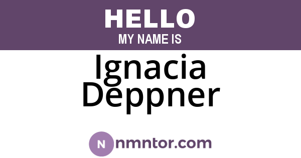 Ignacia Deppner