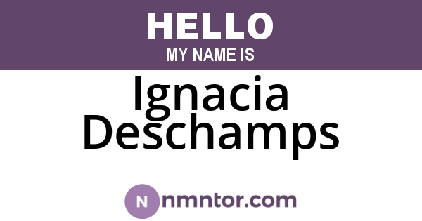 Ignacia Deschamps