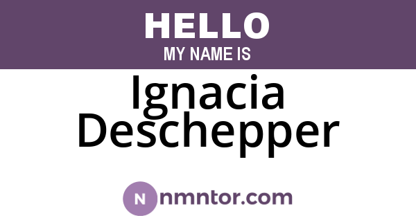 Ignacia Deschepper