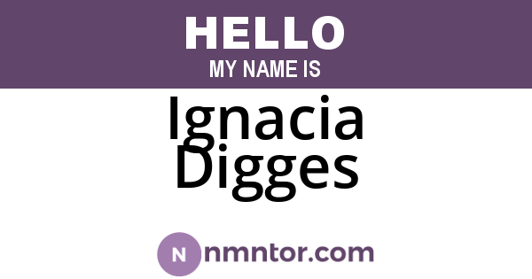 Ignacia Digges