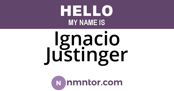 Ignacio Justinger