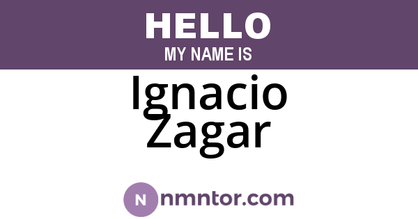 Ignacio Zagar