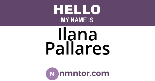 Ilana Pallares