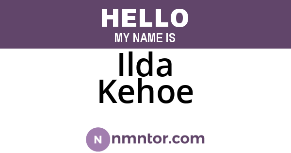 Ilda Kehoe