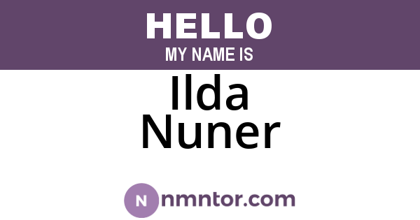Ilda Nuner