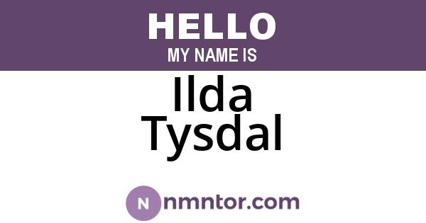 Ilda Tysdal