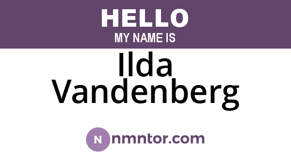 Ilda Vandenberg