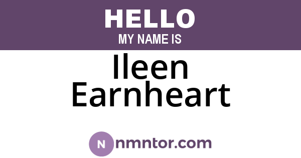 Ileen Earnheart