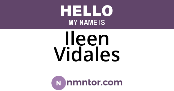Ileen Vidales