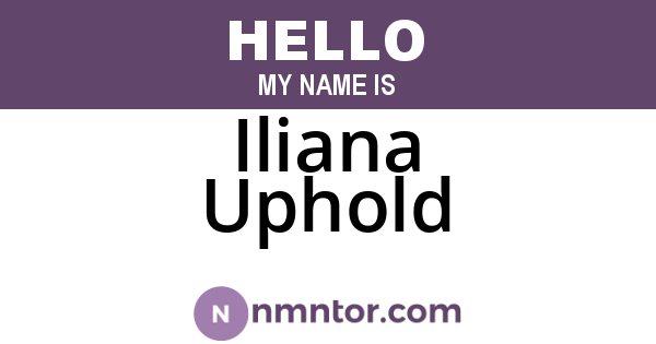 Iliana Uphold
