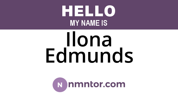 Ilona Edmunds