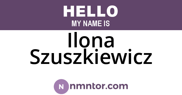 Ilona Szuszkiewicz